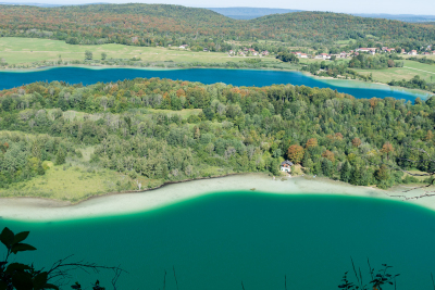 Vue depuis le belvédère des trois lacs