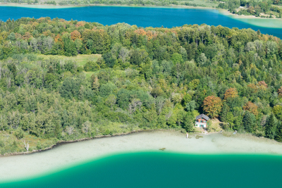 Vue depuis le belvédère des trois lacs