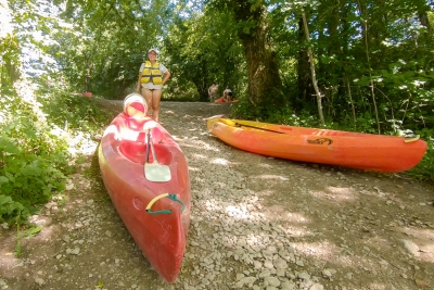 Kayak sur l'Ain