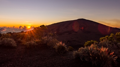 Lever de soleil depuis le Pas de Bellecombe