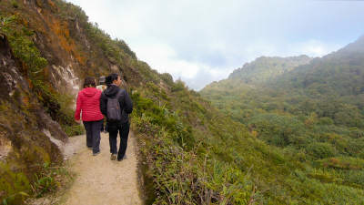 Descente volcan Sibayak