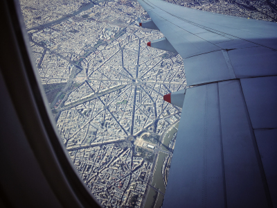 Paris, depuis l'avion
